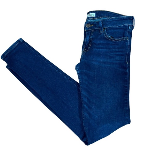 Hollister Jeans Size 7 Regular in Juniors Blue in Color - Picture 3 of 4